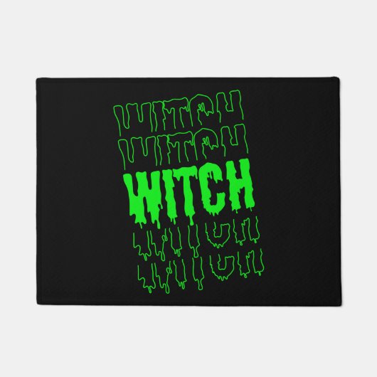 Paillasson Sorcière Éffrayante (Devant)