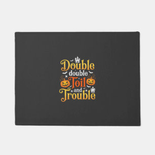 Paillasson Sorcière Halloween Double Double Toil and Trouble