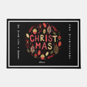 Paillasson Souhaitez-vous un joyeux Noël (Devant)