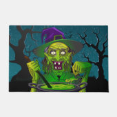 Paillasson Soupe de crapaud pour sorcière d'Halloween (Devant)