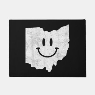 Paillasson Sourire en OH - Drôle Ohio Happy Face
