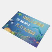 Paillasson Sous la mer Playhouse Welcome (Incliné)