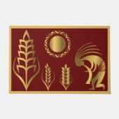 Paillasson Southwestern Springtime Gold Kokopelli Rug (Devant)