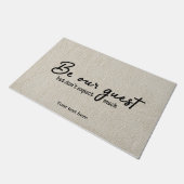 Paillasson Soyez notre invité (Incliné)