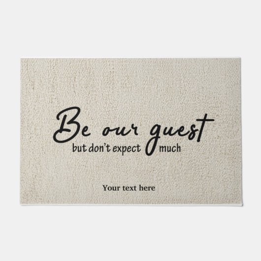 Paillasson Soyez notre invité (Devant)