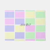 Paillasson spectre abstrait de couleurs doux (Devant)