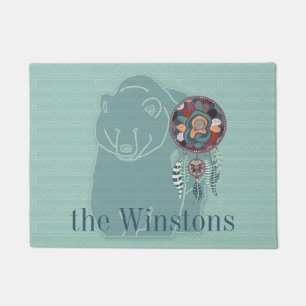 Paillasson Spirit Bear Native American Theme Custom