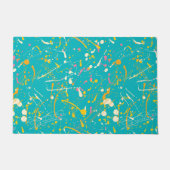 Paillasson Splash de peinture Abstraite (Devant)