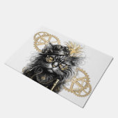 Paillasson Sprocket-Paws Le Chat Steampunk Funky (Incliné)