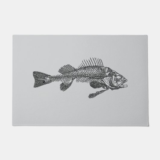 Paillasson Squelette de poisson (Devant)