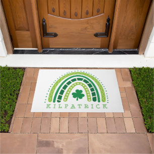 Paillasson St. Patrick's Day Boho Rainbow Shamrock