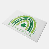 Paillasson St. Patrick's Day Boho Rainbow Shamrock (Incliné)