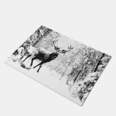 Paillasson Stade Deer Forêt d'hiver Faune Animal Nature Art (Incliné)