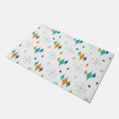 Paillasson Starburst Motif moderne du milieu du siècle (Incliné)