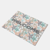 Paillasson Starfish Motif sans couture mat (Incliné)