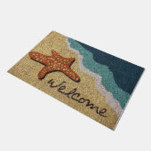 Paillasson Starfish Welcome Doormat, Beach Doormat, Été (Incliné)