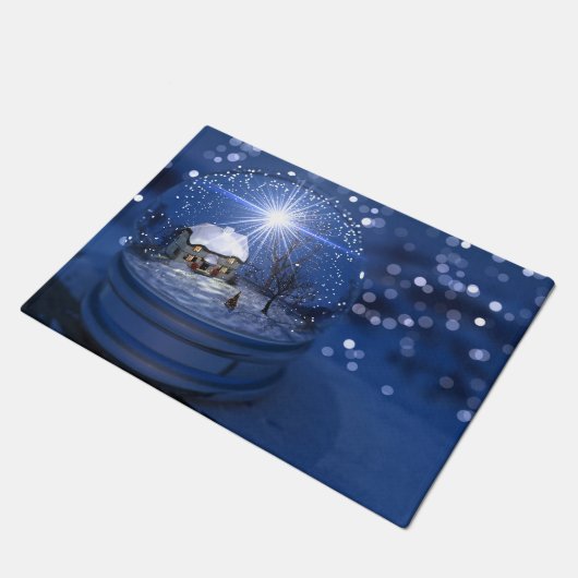 Paillasson Starlight Globe Doormat de Noël (Incliné)
