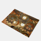 Paillasson Steampunk dans des couleurs d'or (Incliné)