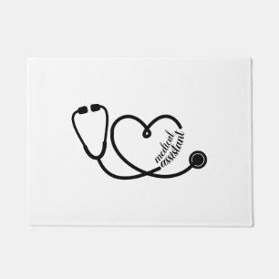 Paillasson Stéthoscope Coeur Assistant Médicale
