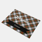 Paillasson Stewart Royal Robe Scottish Tartan Plaid Motif (Incliné)