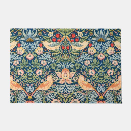 Paillasson Strawberry Thief (par William Morris) (Devant)