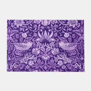 Paillasson Strawberry Thief Purple, William Morris