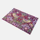 Paillasson Strawberry Thief Red, William Morris (Incliné)