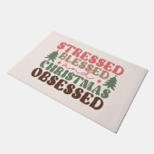 Paillasson Stressé, béni et observé à Noël (Incliné)