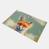 Paillasson Striking Eyes of a Cunning Red Fox Welcome (Incliné)
