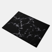 Paillasson Style marbre élégant4 - Noir et Blanc (Incliné)