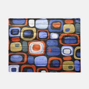 Paillasson Style moderne Abstrait Pastel Bois