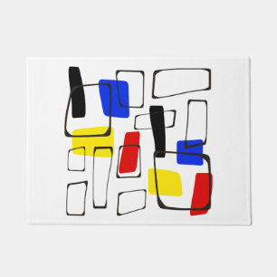Paillasson Style moderniste Art Couleurs primaires