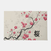 Paillasson Style oriental Sakura Cherry Blossom Art (Devant)