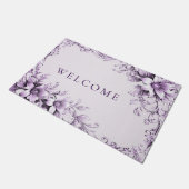 Paillasson Stylish Purple Flowers Doormat (Incliné)