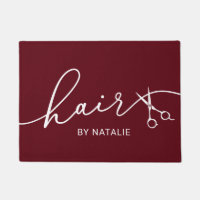 Styliste de cheveux Scissor Script Beauté Salon Ro