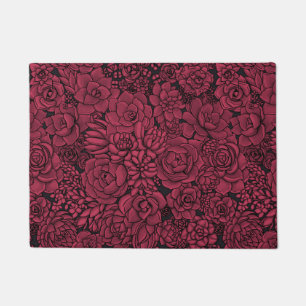 Paillasson Succulents in Viva Magenta- Color of the Year 2023