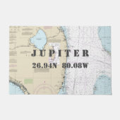 Paillasson Sud Floride Latitude Longitude Nautique Bateau (Devant)