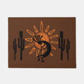 Paillasson Sud-ouest Kokopelli Sun Rustic Door Mat (Devant)