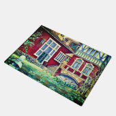 Paillasson Suède, paysage pittoresque de Falun Rouge (Incliné)