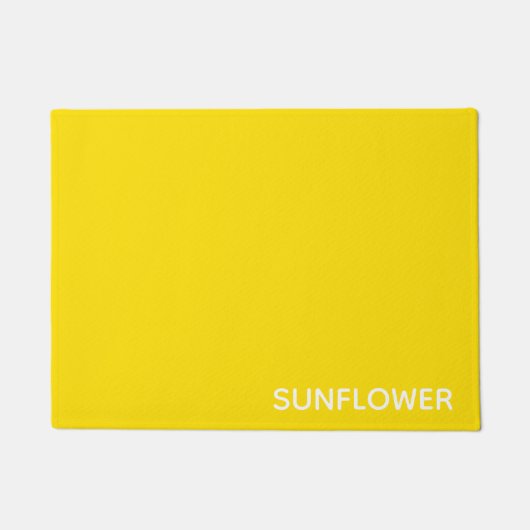 Paillasson Sunflower jaune Nom de la couleur (Devant)