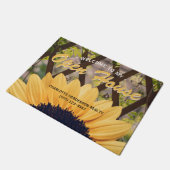 Paillasson Sunflower jaune Trellis Immobilier Open House (Incliné)