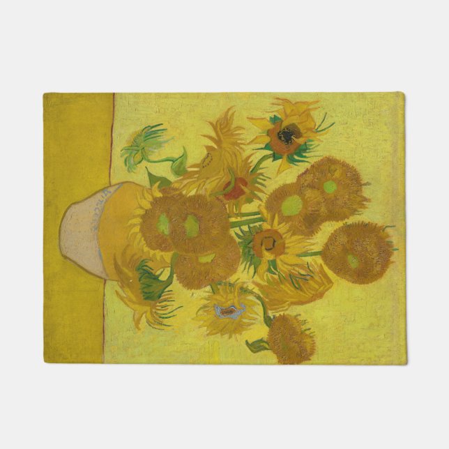 Paillasson Sunflowers - Vincent van Gogh (Devant)