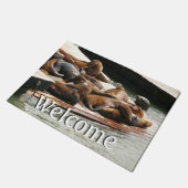 Paillasson Sunning Lions à San Francisco (Incliné)