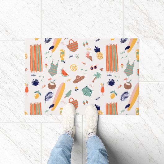 Paillasson Sunny Beach Fun Motif (Intérieur)