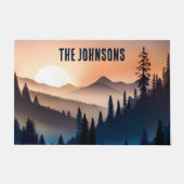 Paillasson Sunrise Over the Mountains Signature (Devant)