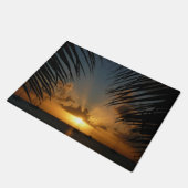 Paillasson Sunset Through Palm Fronds (Incliné)