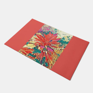 Paillasson Sunshine Orange Green Bush Graphiques Couleurs d'a