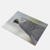 Paillasson Superbe perroquet gris africain (Incliné)