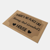 Paillasson Sur Mesure Il N'Y A Pas D'Endroit Comme Nanny & Gr (Incliné)