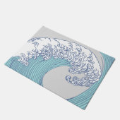 Paillasson Surf asiatique japonais Vague Art Ocean Art (Incliné)
